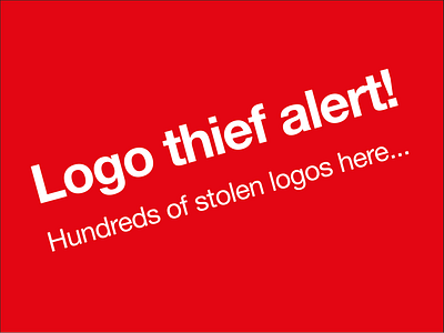 Big collection of stolen logos being sold online