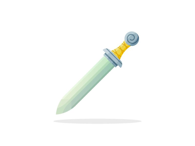 Hero Sword (64/365) by Tatiana O'Toole (Bischak) on Dribbble
