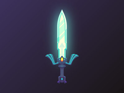 Master Sword (81/365) adventure game hero legend of zelda master sword nintendo sword video game art video games weapon wind waker zelda