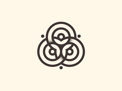 Spare Logo brand celtic circles icon leaves line art logo logos mark