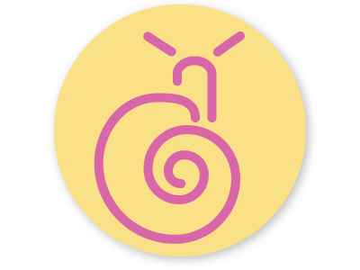 Snail Badge snail