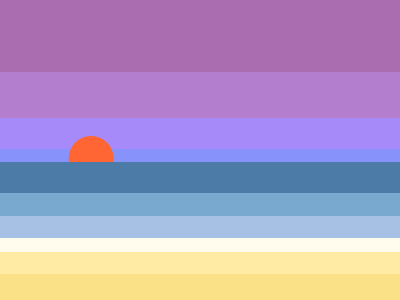 Minimal Beach Sunset beach minimal simple sunset