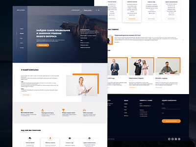 Corporate website design for lawyers company