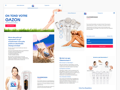 LaBrouteFrancaise E-commerce Store (Beauty products) beauty branding design ecommerce epilation graphic design illustration landing landing page logo photoshop shopify store ui uiux ux webdesign women