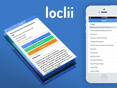 Loclii mobile ui