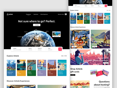 Airbnb website (Redesign) design ui webdesign