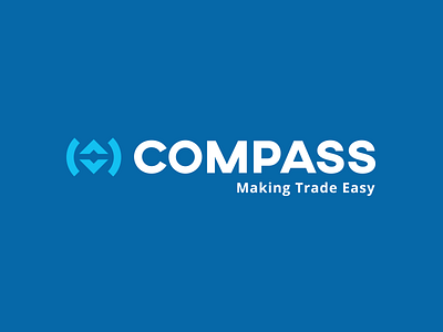 Compass 4PL blue branding compass logo logotype logotypes redesign