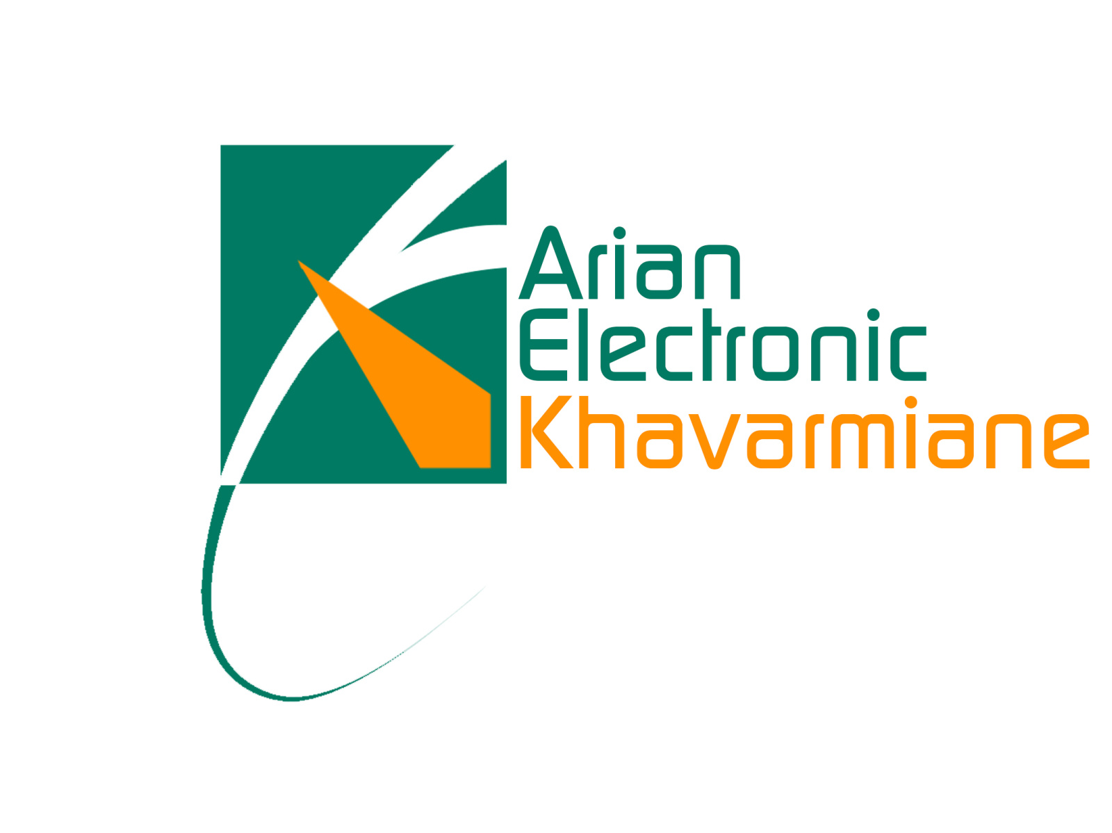 Arian Electronic Khavarmiane Logo by saeed molaee on Dribbble