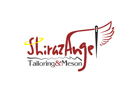 Shiraz Angel Meson & Tailoring Logo logo photoshop