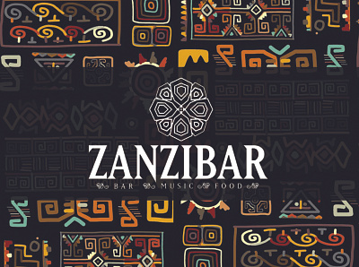 ZANZIBAR Club logo & card banner business card instagram logo photoshop poster