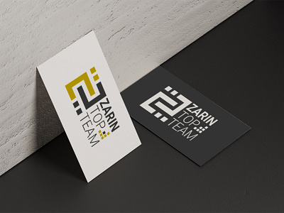 Zarin Top Team Logo & business card business card illustrator logo photoshop print