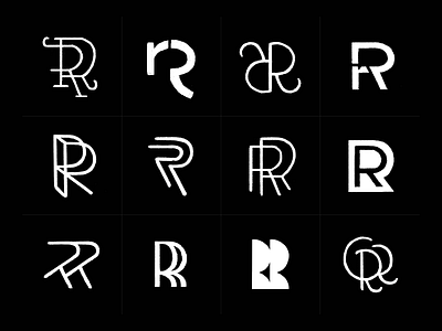 RR sketches icon letter letters logo logodesign logotype monogram r rr sign symbol