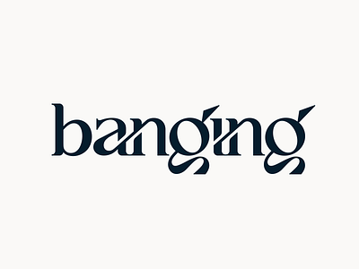 Banging icon letter lettering letters logo logodesign logotype type typography