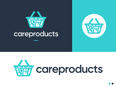 careproducts basket care icon logo logodesign logotype medical medicine sign symbol