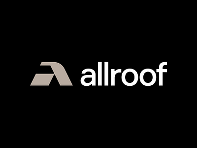 A - allroof a emblem icon letter logo logodesign logotype monogram roof sign symbol