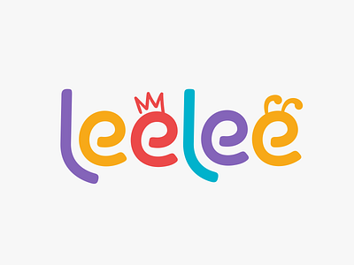 lee lee children kids letter lettering logo logodesign logotype typography wordmark