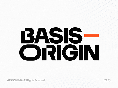 BasisOrigin digital font logo logodesign logotype trending typeface typography wordmark