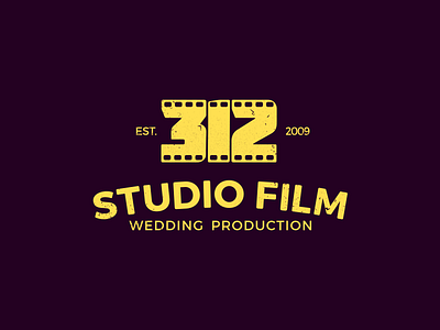 312film film icon logo production retro sign studio survey