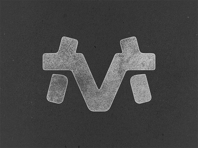 VM icon initials logo monogram personal sign