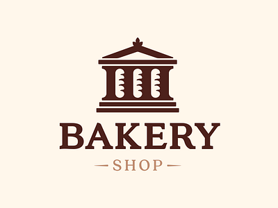 Barkey Shop bakery bread icon loaf logo rome shop sign