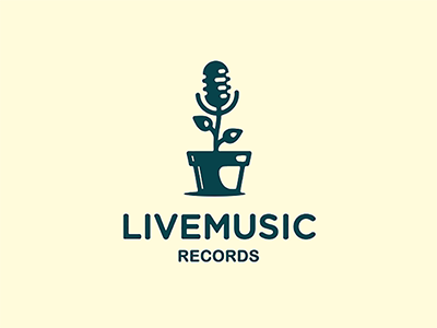 Livemusic flower live microphone music records sound
