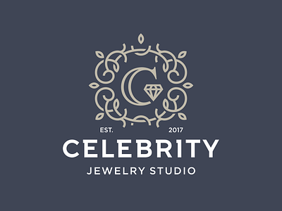 Celebrity brilliant celebrity diamont emblem jewelry letter logo mark sign studio с