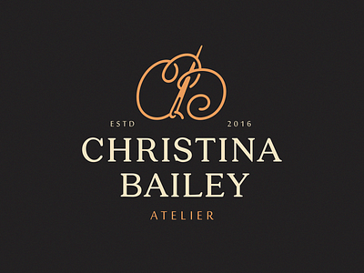Christina Bailey atelier cb fabric icon logo monogram needle plexus seamstress workshop