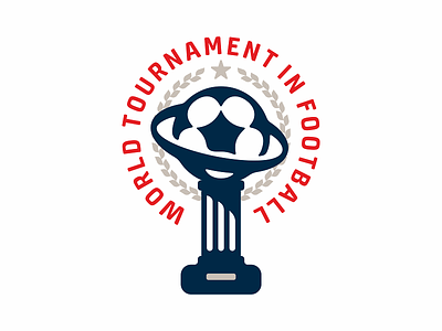 World tournament in football ball cup football game logo soccer sport star tournaent winner world
