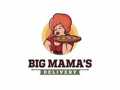 Big mama’s delivery big circle help icon mamas mark pizza tags title woman ×