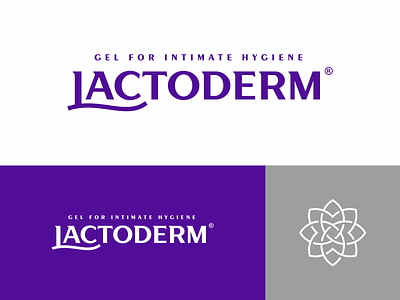 Lactoderm flower gel hygiene icon logo logodesign logotype mark sign soap stmbol