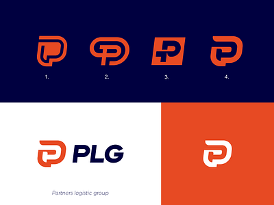 PLG icon letter logistic logo logodesign logotype monogram plg sign