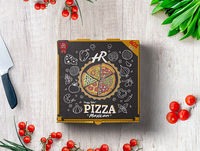 Pizza Box, design graphic design illustration logo