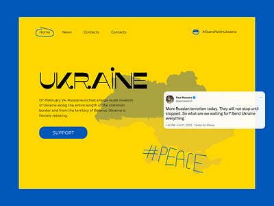 #StandWithUkraine branding design graphic design illustration logo typography ui ukraine ux web design