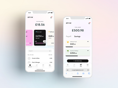 Anew - AI Debt & Budgeting Web App - Mobile