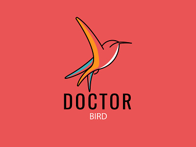 doctor bird logo design