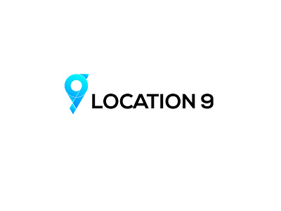 location 9 logo design