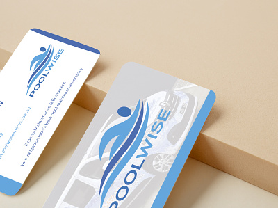 Business Card bus business card design illustration