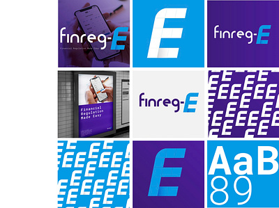 FinReg-E branding graphic design logo