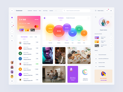 Bank Template adobexd bank dashbaord dashboard design download figma interface sketch template ui