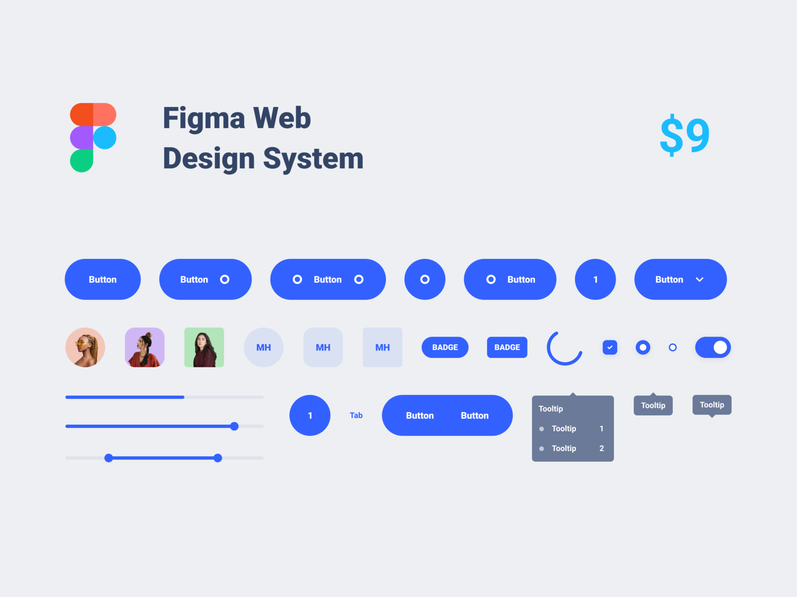 Figma Web Design System by Spline.One on Dribbble