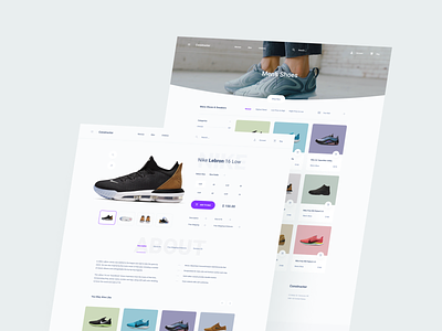 Shoes Store adobe xd design figma interface sketch store template ui ui kit ux web xd