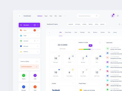Constructor UI Kit dashboard product design