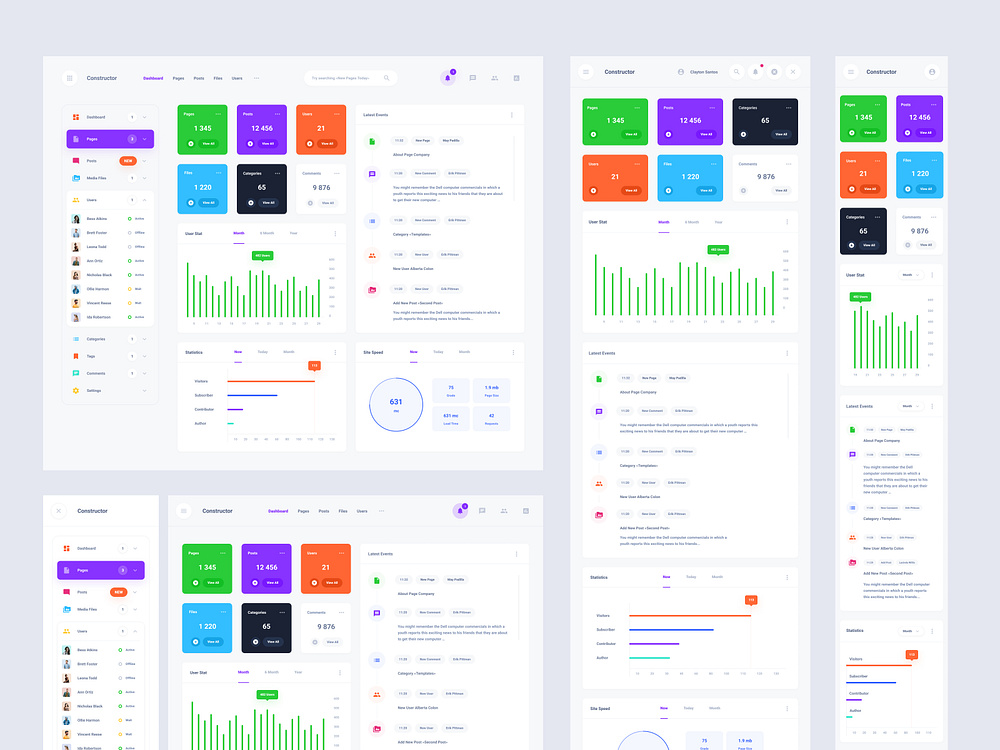 CMS Responsive Update by Spline.One on Dribbble