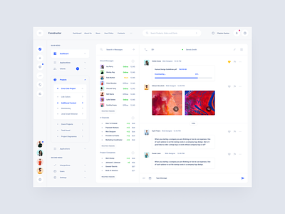 Chat Messenger Download Template chat dashboard figma interface sketch xd