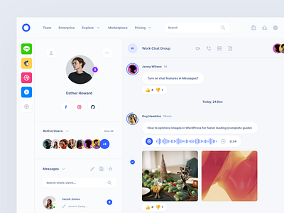 Messenger One Design System dashboard design system download figma messenger