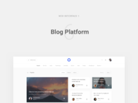 Blog Platform App by Spline One - Dribbble