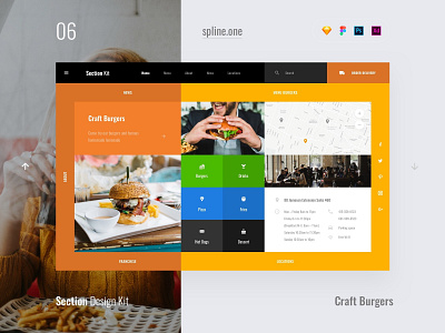 06 Burger, Section Design Kit