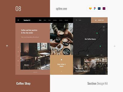 08 Coffee, Section Design Kit