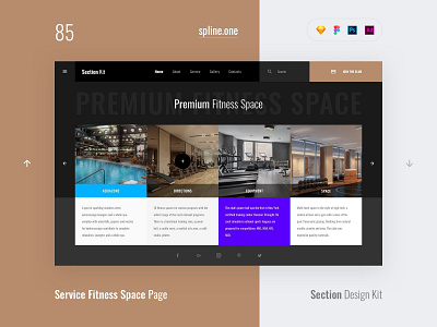 85 Gym Service, Section Design Kit