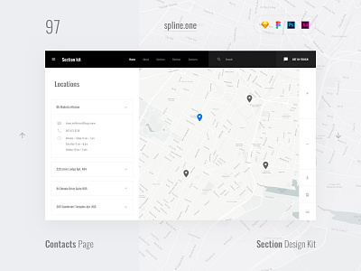 97 Locations, Section Design Kit